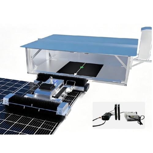 Wireless Charging Solution for Solar Panel Cleaning Robots